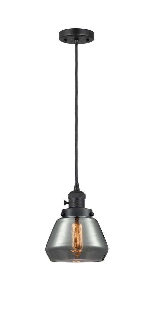 Innovations - 201CSW-BK-G173 - One Light Mini Pendant - Franklin Restoration - Matte Black