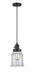 Innovations - 201CSW-BK-G182 - One Light Mini Pendant - Franklin Restoration - Matte Black