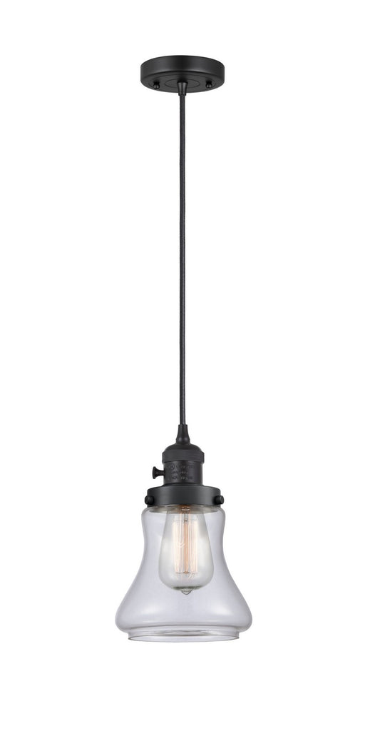 Innovations - 201CSW-BK-G192 - One Light Mini Pendant - Franklin Restoration - Matte Black