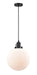 Innovations - 201CSW-BK-G201-10 - One Light Mini Pendant - Franklin Restoration - Matte Black