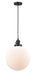 Innovations - 201CSW-BK-G201-12 - One Light Mini Pendant - Franklin Restoration - Matte Black