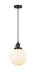 Innovations - 201CSW-BK-G201-8 - One Light Mini Pendant - Franklin Restoration - Matte Black