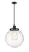 Innovations - 201CSW-BK-G204-14 - One Light Mini Pendant - Franklin Restoration - Matte Black