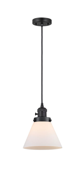 Innovations - 201CSW-BK-G41-LED - LED Mini Pendant - Franklin Restoration - Matte Black