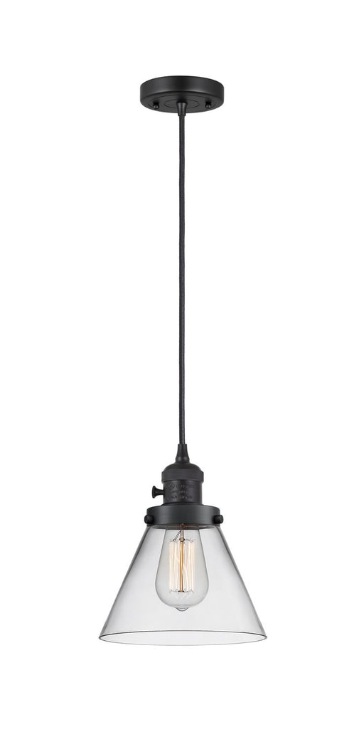 Innovations - 201CSW-BK-G42-LED - LED Mini Pendant - Franklin Restoration - Matte Black
