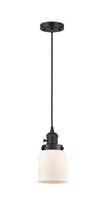 Innovations - 201CSW-BK-G51-LED - LED Mini Pendant - Franklin Restoration - Matte Black