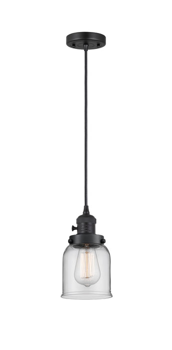 Innovations - 201CSW-BK-G52-LED - LED Mini Pendant - Franklin Restoration - Matte Black