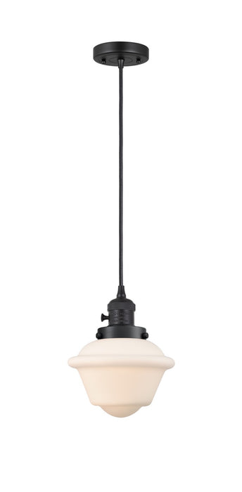 Innovations - 201CSW-BK-G531 - One Light Mini Pendant - Franklin Restoration - Matte Black