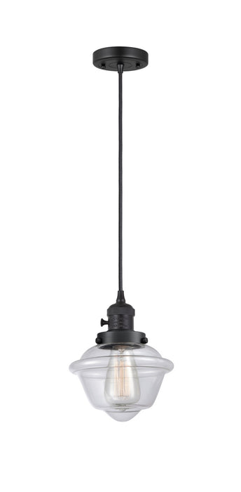 Innovations - 201CSW-BK-G532 - One Light Mini Pendant - Franklin Restoration - Matte Black