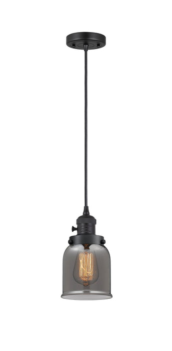 Innovations - 201CSW-BK-G53-LED - LED Mini Pendant - Franklin Restoration - Matte Black