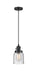 Innovations - 201CSW-BK-G54 - One Light Mini Pendant - Franklin Restoration - Matte Black