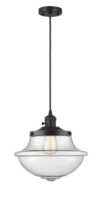 Innovations - 201CSW-BK-G544 - One Light Mini Pendant - Franklin Restoration - Matte Black