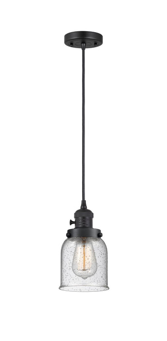 Innovations - 201CSW-BK-G54-LED - LED Mini Pendant - Franklin Restoration - Matte Black
