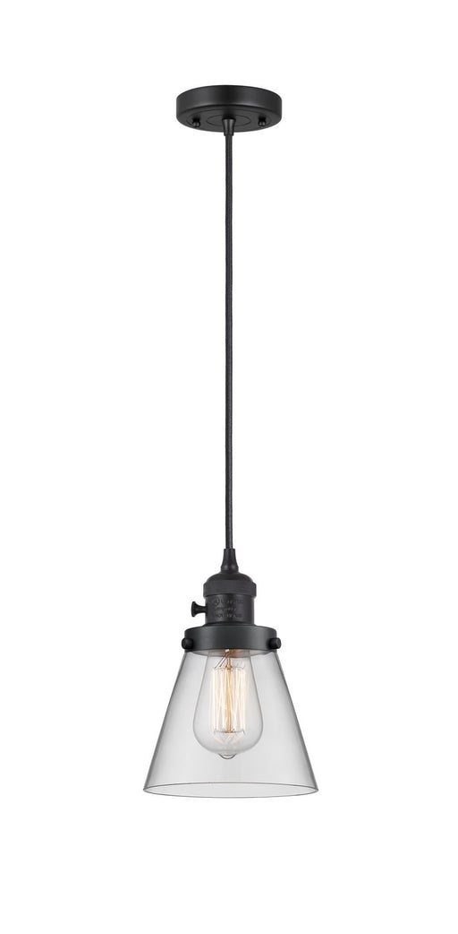 Innovations - 201CSW-BK-G62 - One Light Mini Pendant - Franklin Restoration - Matte Black