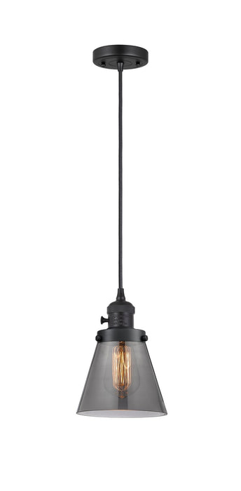 Innovations - 201CSW-BK-G63-LED - LED Mini Pendant - Franklin Restoration - Matte Black