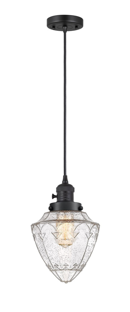 Innovations - 201CSW-BK-G664-7-LED - LED Mini Pendant - Franklin Restoration - Matte Black