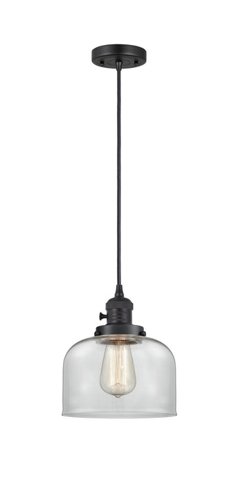 Innovations - 201CSW-BK-G72 - One Light Mini Pendant - Franklin Restoration - Matte Black