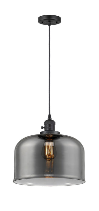 Innovations - 201CSW-BK-G73-L - One Light Mini Pendant - Franklin Restoration - Matte Black