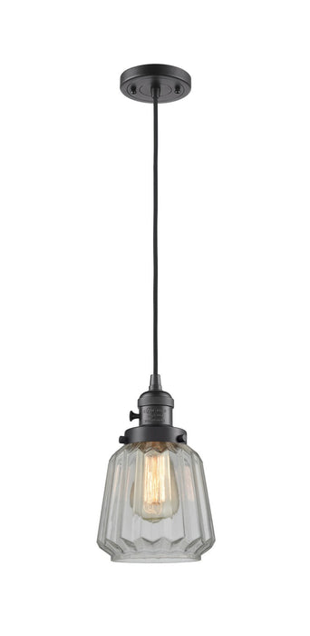 Innovations - 201CSW-OB-G142-LED - LED Mini Pendant - Franklin Restoration - Oil Rubbed Bronze