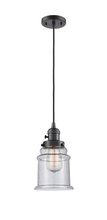 Innovations - 201CSW-OB-G184 - One Light Mini Pendant - Franklin Restoration - Oil Rubbed Bronze