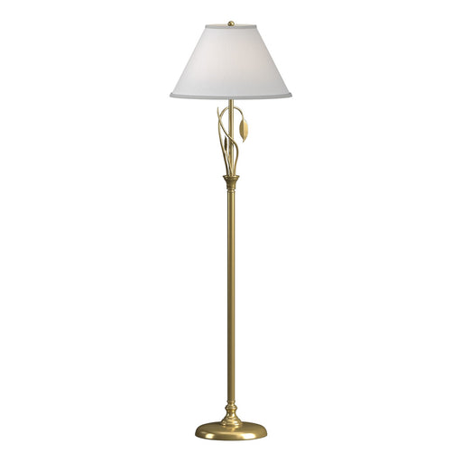Hubbardton Forge - 246761-SKT-86-SF1755 - One Light Floor Lamp - Leaf - Modern Brass