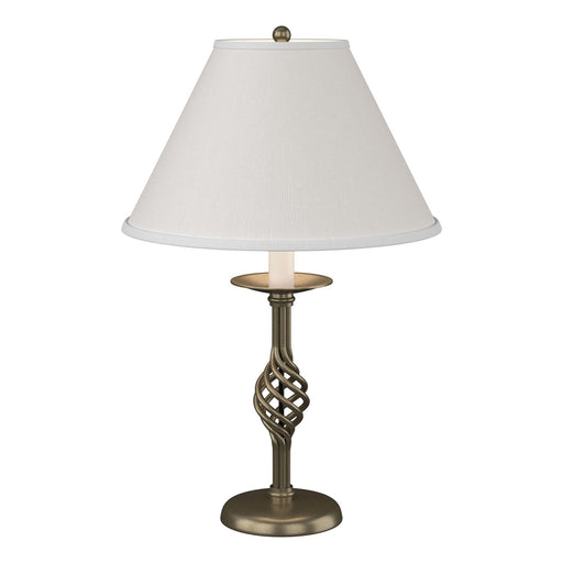 Hubbardton Forge - 265001-SKT-84-SF1555 - One Light Table Lamp - Twist Basket - Soft Gold