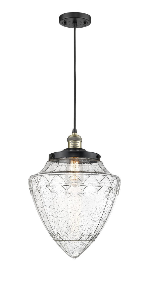 Innovations - 201C-BAB-G664-12 - One Light Mini Pendant - Franklin Restoration - Black Antique Brass