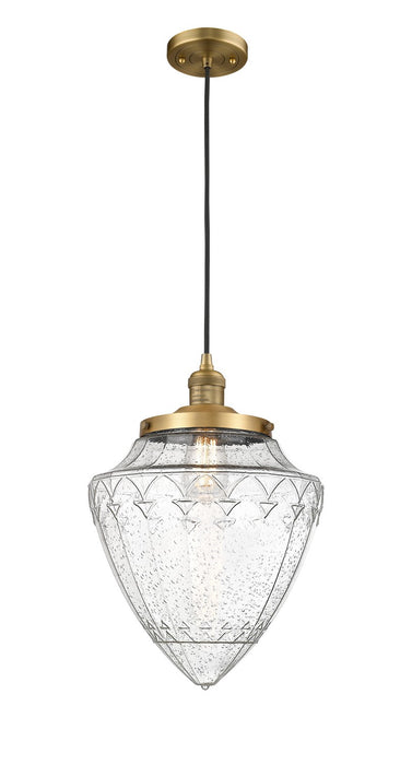 Innovations - 201C-BB-G664-12 - One Light Mini Pendant - Franklin Restoration - Brushed Brass