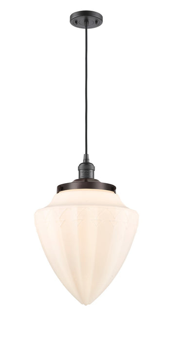 Innovations - 201C-OB-G661-12 - One Light Mini Pendant - Franklin Restoration - Oil Rubbed Bronze