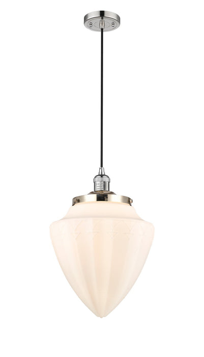 Innovations - 201C-PN-G661-12 - One Light Mini Pendant - Franklin Restoration - Polished Nickel