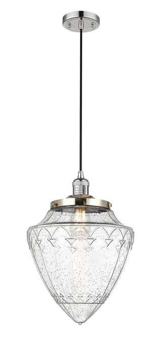 Innovations - 201C-PN-G664-12 - One Light Mini Pendant - Franklin Restoration - Polished Nickel