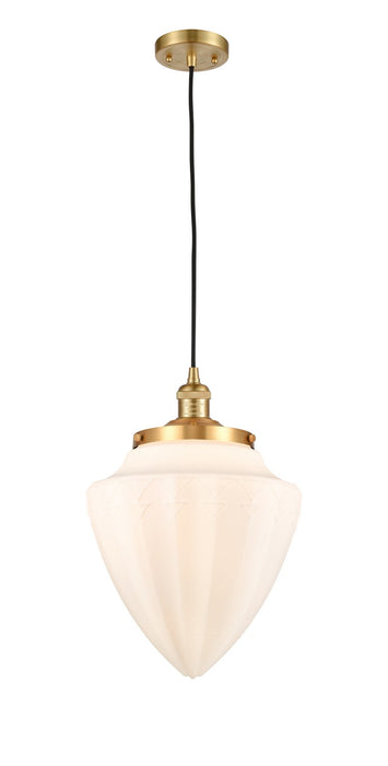 Innovations - 201C-SG-G661-12 - One Light Mini Pendant - Franklin Restoration - Satin Gold