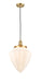 Innovations - 201C-SG-G661-12 - One Light Mini Pendant - Franklin Restoration - Satin Gold