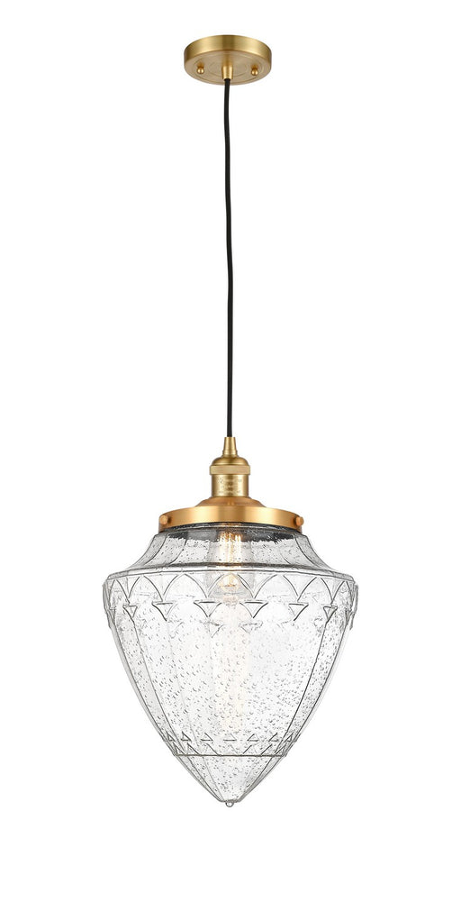 Innovations - 201C-SG-G664-12 - One Light Mini Pendant - Franklin Restoration - Satin Gold
