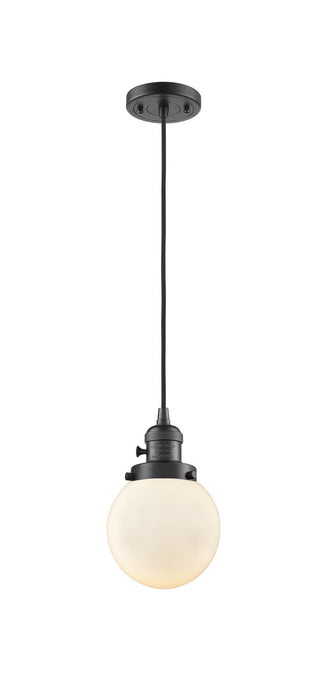 Innovations - 201CSW-OB-G201-6-LED - LED Mini Pendant - Franklin Restoration - Oil Rubbed Bronze