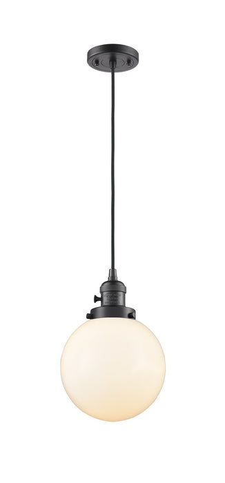 Innovations - 201CSW-OB-G201-8 - One Light Mini Pendant - Franklin Restoration - Oil Rubbed Bronze