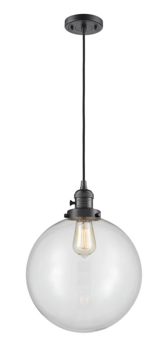 Innovations - 201CSW-OB-G202-12-LED - LED Mini Pendant - Franklin Restoration - Oil Rubbed Bronze