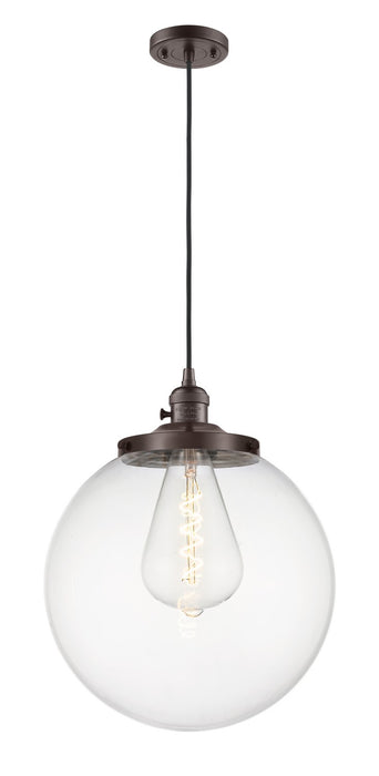 Innovations - 201CSW-OB-G202-14 - One Light Mini Pendant - Franklin Restoration - Oil Rubbed Bronze