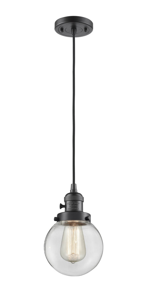 Innovations - 201CSW-OB-G202-6 - One Light Mini Pendant - Franklin Restoration - Oil Rubbed Bronze