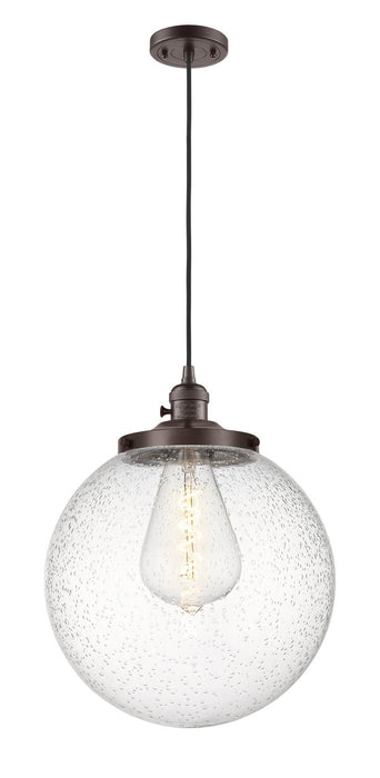 Innovations - 201CSW-OB-G204-14 - One Light Mini Pendant - Franklin Restoration - Oil Rubbed Bronze