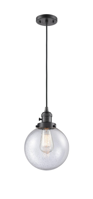 Innovations - 201CSW-OB-G204-8 - One Light Mini Pendant - Franklin Restoration - Oil Rubbed Bronze