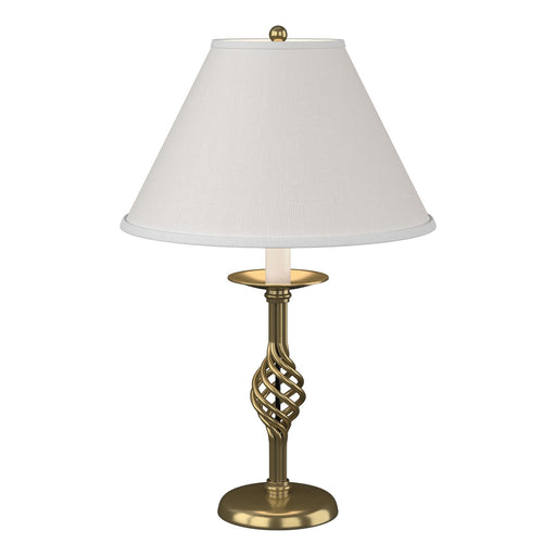 Hubbardton Forge - 265001-SKT-86-SF1555 - One Light Table Lamp - Twist Basket - Modern Brass