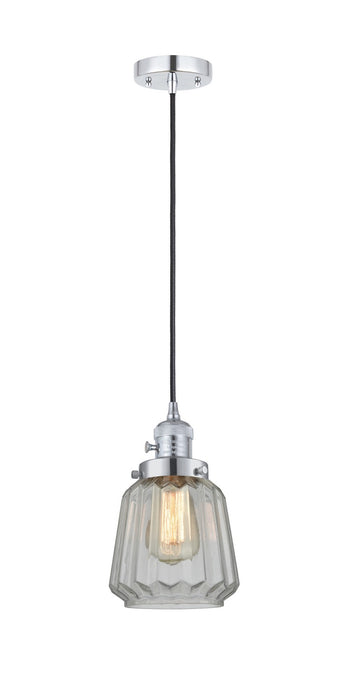 Innovations - 201CSW-PC-G142 - One Light Mini Pendant - Franklin Restoration - Polished Chrome