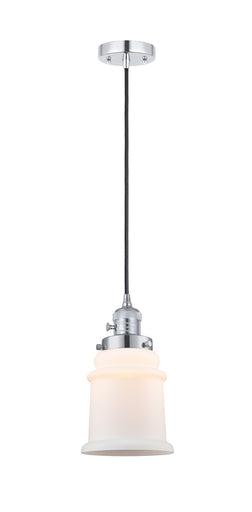 Franklin Restoration One Light Mini Pendant Polished Chrome