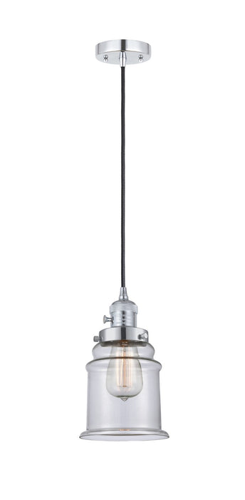 Innovations - 201CSW-PC-G182 - One Light Mini Pendant - Franklin Restoration - Polished Chrome