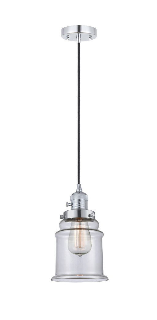 Innovations - 201CSW-PC-G182-LED - LED Mini Pendant - Franklin Restoration - Polished Chrome