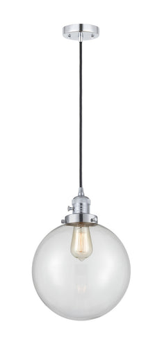 Franklin Restoration One Light Mini Pendant Polished Chrome