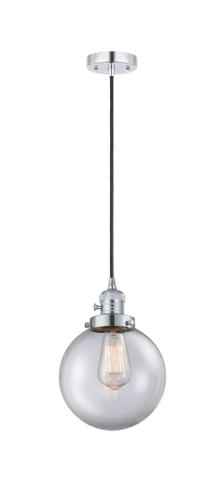 Innovations - 201CSW-PC-G202-8 - One Light Mini Pendant - Franklin Restoration - Polished Chrome