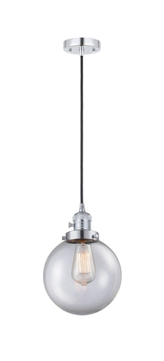 Franklin Restoration One Light Mini Pendant Polished Chrome