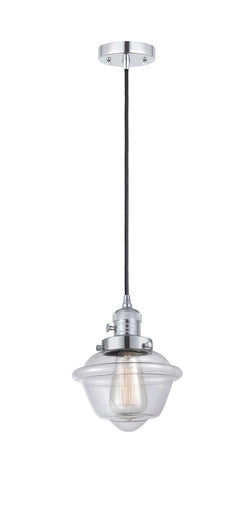 Franklin Restoration One Light Mini Pendant Polished Chrome